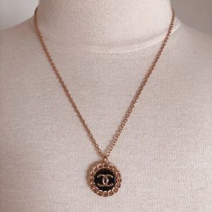 Chanel necklace AUTHENTIC upcycled vintage button